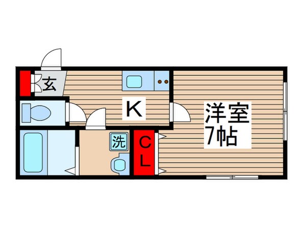 ラシーネ勝田台の物件間取画像